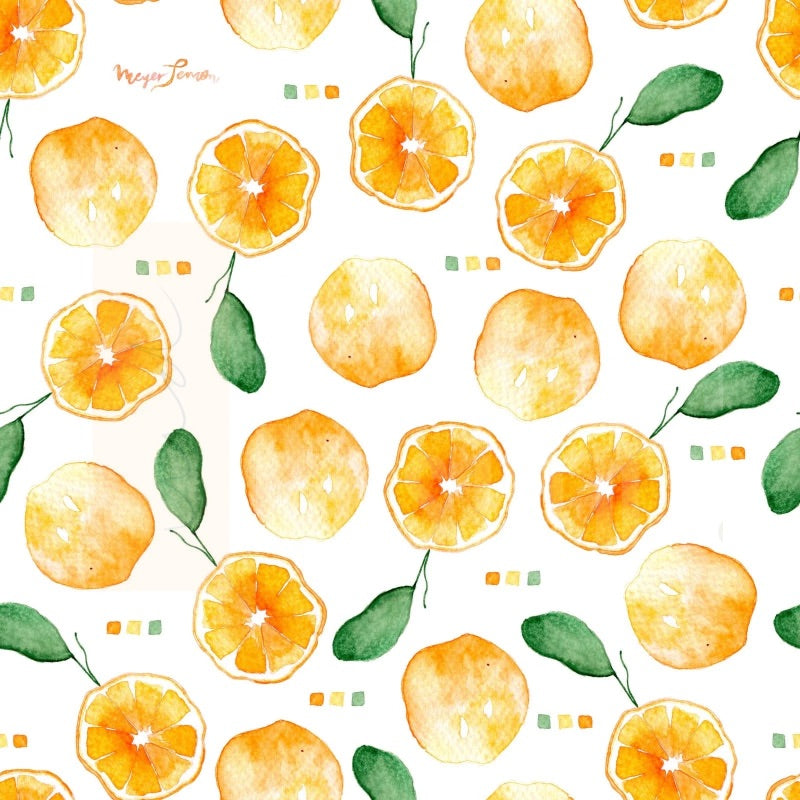 Lemon Green Soft Pattern